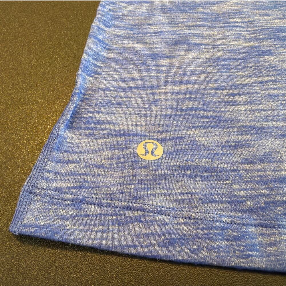 Lululemon Twist Back Racerback Tank Top, Heathered Blue, Women's Small (est.) - Picture 4 of 5